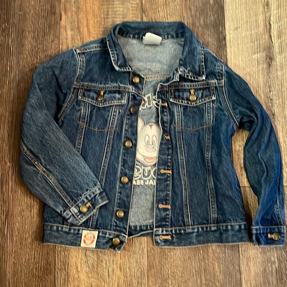 Kids Disney Store size 6 Mickey Mouse Jean Jacket